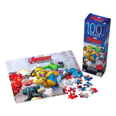 Rompecabezas marvel avengers mech strike de 100 pcs