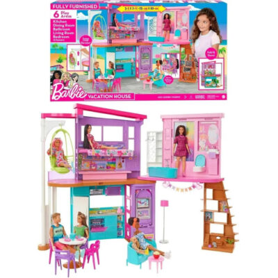 Barbie casa malibu explora la mansión de ensueño de barbie