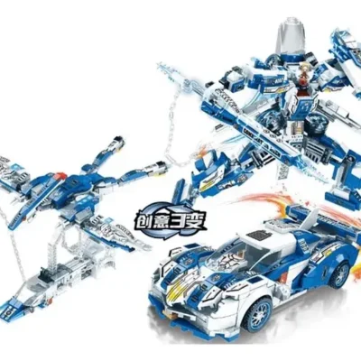Bloques de construcción 3 en 1 auto robot avión 548 piezas