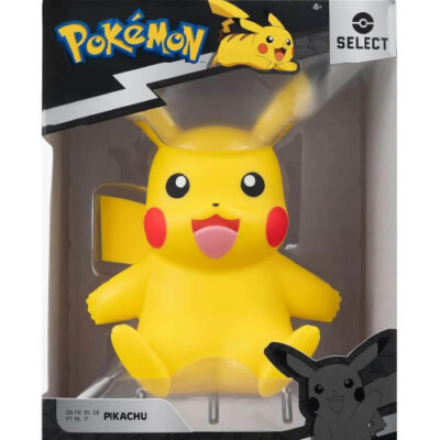 Figura pokemon pikachu deluxe vinyl collector select 20cm