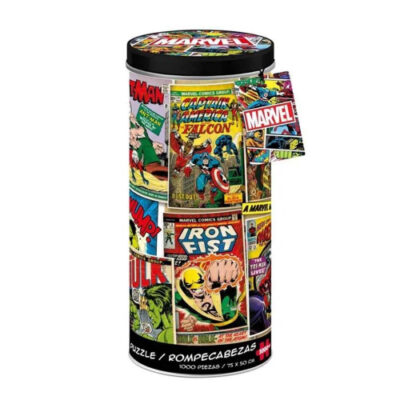 Puzzle tubo metalico 1000 piezas diseño surtido