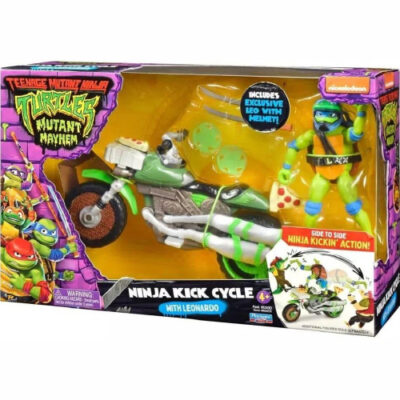 Set Tortugas ninja leonardo kick cycle