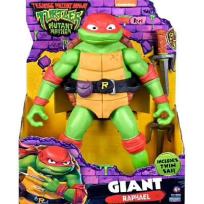 Tortugas ninja mutant mayhem raphael gigante 30 cm playmates