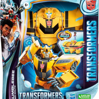 Figura de acción transformers earthspark bumblebee