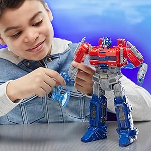 Figura de acción transformers one power flip optimus prime orion pax